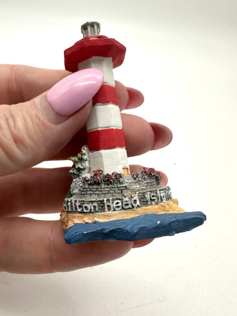 HILTON HEAD SOUTH CAROLINA LIGHTHOUSE 2.25 INCHES TALL Souvenir Piece